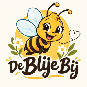 de blije bij mascot logo